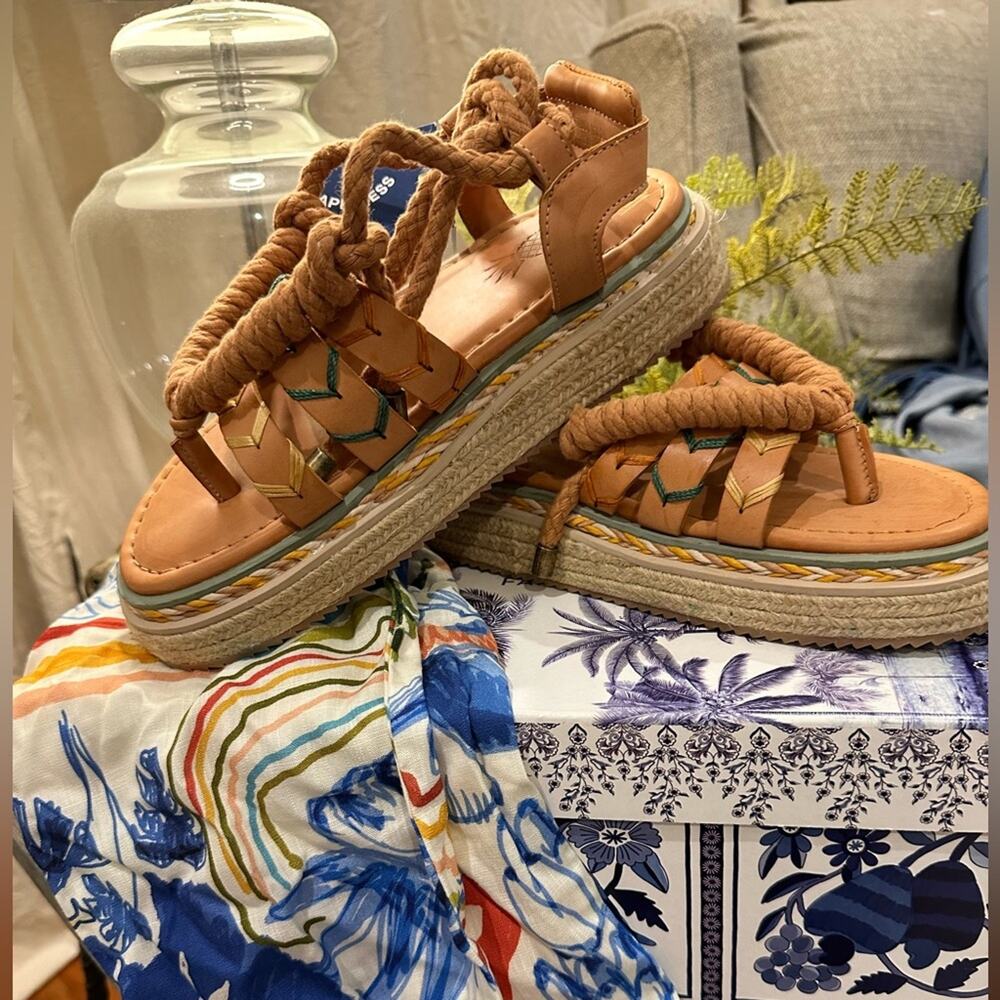 Farm Rio Sand Rope Tie Sandals - Picture 5 of 15